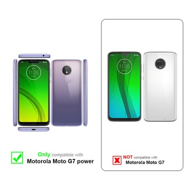 Motorola MOTO G7 POWER Suojakuori Kotelo (Sininen)