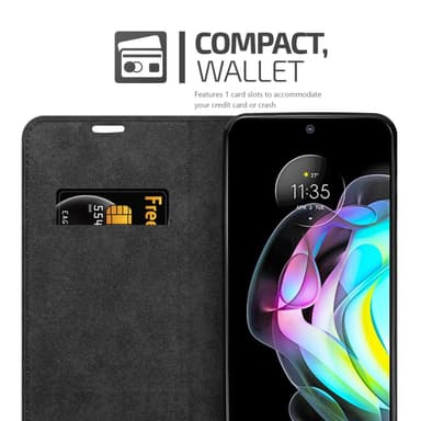 Motorola EDGE 20 Suojakuori Lompakkokotelo (Ruskea)