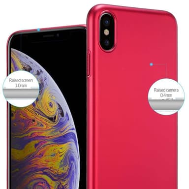 iPhone XS MAX Suojakuori Kotelo Cover (Punainen)