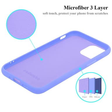 iPhone 12 MINI Suojakuori Kotelo Case (Violetti)