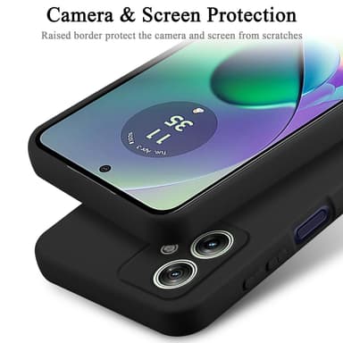 Motorola Moto G54 Suojakuori Kotelo Case (Musta)