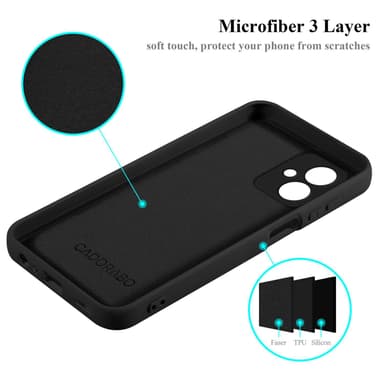 Motorola Moto G54 Suojakuori Kotelo Case (Musta)