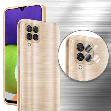 Suojakuori Samsung Galaxy A22 4G Kotelo (kulta)