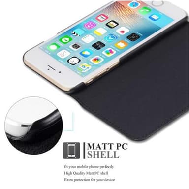 Suojakuori iPhone 6 / 6S Case Cover (Musta)