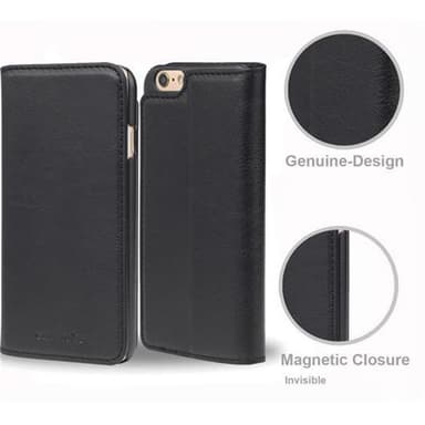 Suojakuori iPhone 6 / 6S Case Cover (Musta)