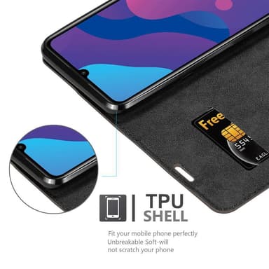 Honor 9A Suojakuori Lompakkokotelo (Ruskea)