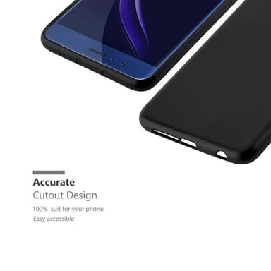 Honor 8 / 8 PREMIUM Suojakuori Kotelo (Musta)