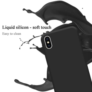 iPhone XS MAX Suojakuori Kotelo Case (Musta)