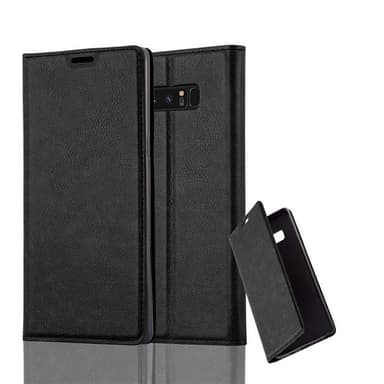 Samsung Galaxy NOTE 8 Suojakuori Lompakkokotelo (Musta)