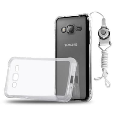 Samsung Galaxy J1 2016 Suojakuori Kotelo (Läpinäkyvä)