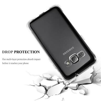 Samsung Galaxy J1 2016 Suojakuori Kotelo (Läpinäkyvä)