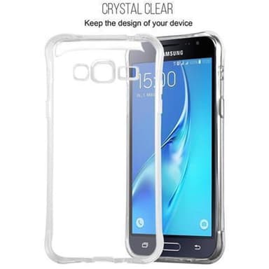 Samsung Galaxy J1 2016 Suojakuori Kotelo (Läpinäkyvä)