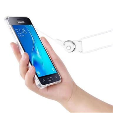 Samsung Galaxy J1 2016 Suojakuori Kotelo (Läpinäkyvä)