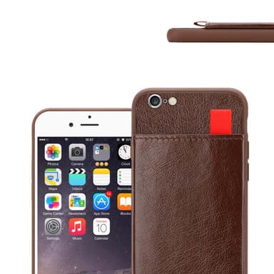 Suojakuori iPhone 6 / 6S Kotelo (Ruskea)