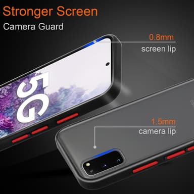Samsung Galaxy S20 Suojakuori Kotelo (Läpinäkyvä)