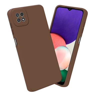 Samsung Galaxy A22 5G Suojakuori Kotelo (Ruskea)
