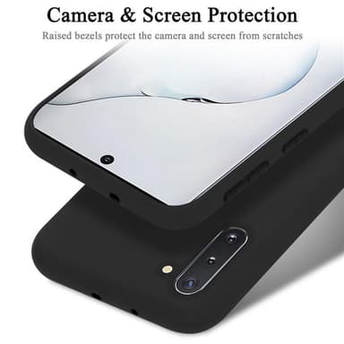 Samsung Galaxy NOTE 10 Suojakuori Kotelo (Musta)