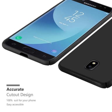 Samsung Galaxy J7 2017 Suojakuori Kotelo Cover (Musta)