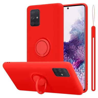 Samsung Galaxy A71 4G Suojakuori Kotelo (Punainen)