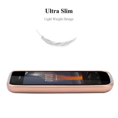 Nokia 1 2018 Suojakuori Kotelo (Vaaleanpunainen)