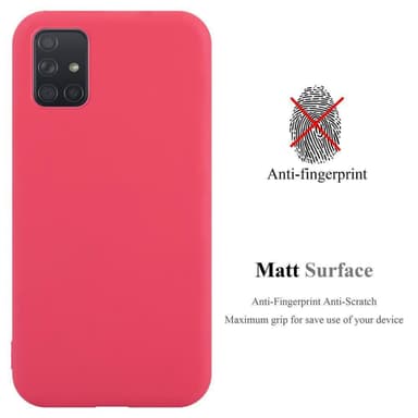 Suojakuori Samsung Galaxy A71 4G Kotelo (Punainen)