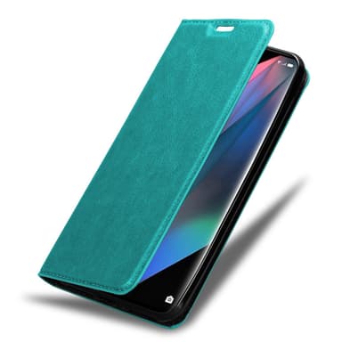 Oppo FIND X3 PRO Suojakuori Lompakkokotelo (Turkoosi)