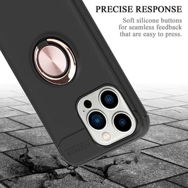 iPhone 14 PRO Suojakuori Kotelo (Musta)