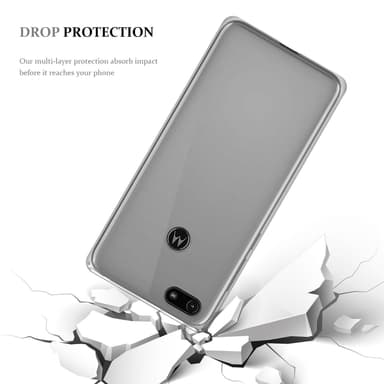 Motorola MOTO E6 PLAY Suojakuori Kotelo (Läpinäkyvä)