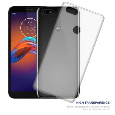 Motorola MOTO E6 PLAY Suojakuori Kotelo (Läpinäkyvä)