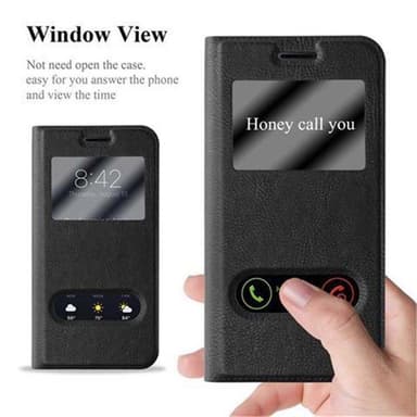 Lompakkokotelo Samsung Galaxy J3 2016 Case (Musta)