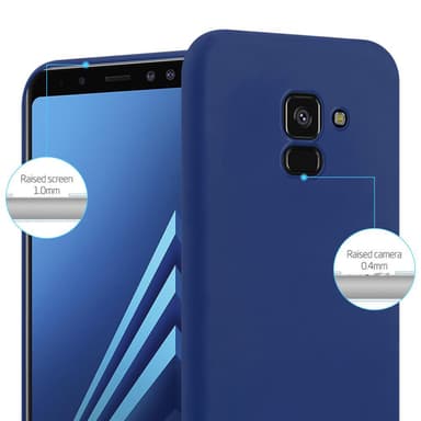 Suojakuori Samsung Galaxy A8 PLUS 2018 Kotelo (Sininen)