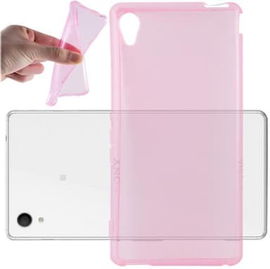 Sony Xperia M4 AQUA Suojakuori Kotelo (Vaaleanpunainen)