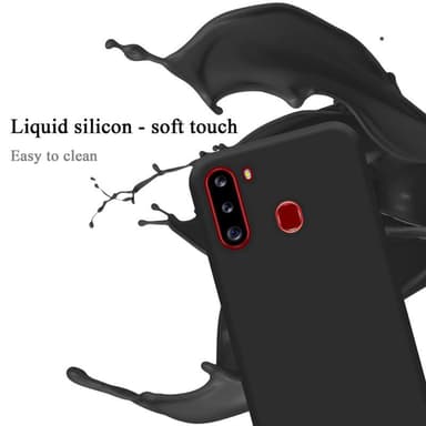 Samsung Galaxy A21 Suojakuori Kotelo Case (Musta)