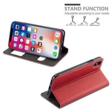 Lompakkokotelo iPhone X / XS Case (Punainen)