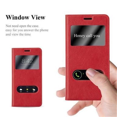 Lompakkokotelo iPhone X / XS Case (Punainen)