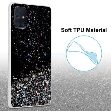 Samsung Galaxy M31s Suojakuori Kotelo (Musta)