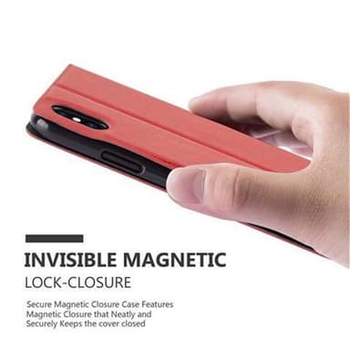 Lompakkokotelo iPhone X / XS Case (Punainen)