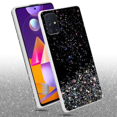 Samsung Galaxy M31s Suojakuori Kotelo (Musta)