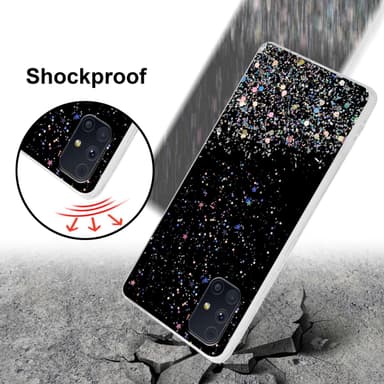 Samsung Galaxy M31s Suojakuori Kotelo (Musta)