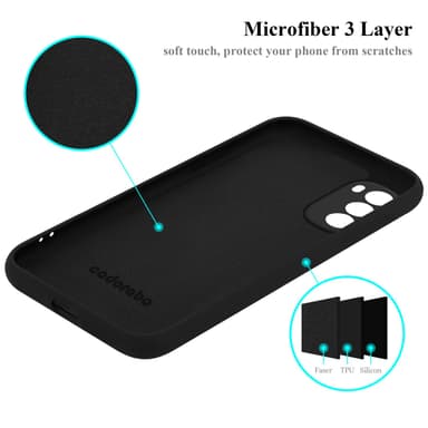Motorola MOTO G52 4G / G82 5G Suojakuori Kotelo (Musta)