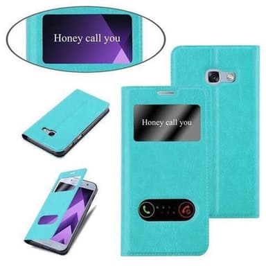 Lompakkokotelo Samsung Galaxy A5 2017 Case (Turkoosi)