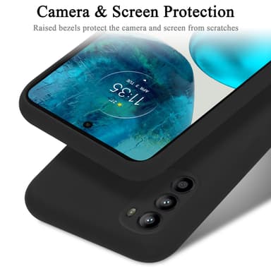 Motorola MOTO G52 4G / G82 5G Suojakuori Kotelo (Musta)