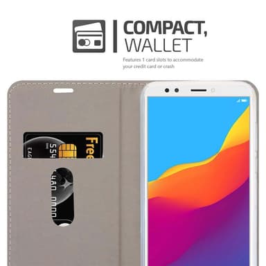 Honor 7C / Huawei Y7 2018 Suojakuori Lompakkokotelo