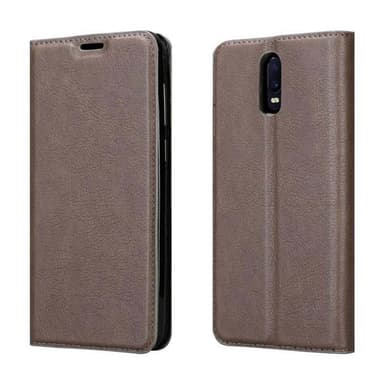 Oppo R17 Suojakuori Lompakkokotelo (Ruskea)