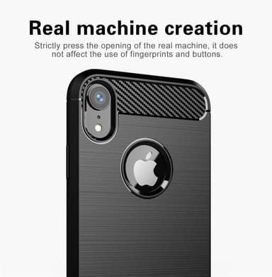 Suojakuori iPhone XR Kotelo (Musta)
