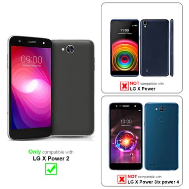 LG X POWER 2 Suojakuori Kotelo Cover (Punainen)