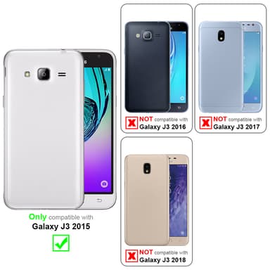 Samsung Galaxy J3 2015 Suojakuori Kotelo (kulta)