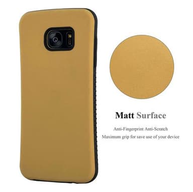 Samsung Galaxy S7 EDGE Suojakuori Kotelo (Ruskea)