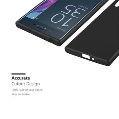 Sony Xperia XZ / XZs Suojakuori Kotelo (Musta)