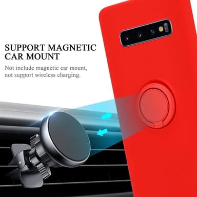 Samsung Galaxy S10 PLUS Suojakuori Kotelo (Punainen)